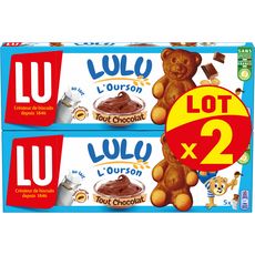 Lulu L Ourson Gateaux Tout Chocolat Sachets Individuels 2x5 Gateaux 2x150g Pas Cher A Prix Auchan