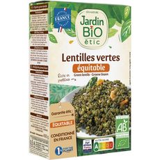 JARDIN BIO ETIC Lentilles vertes 400g