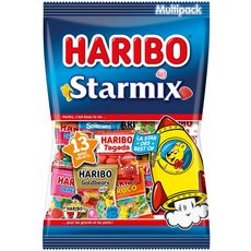 HARIBO Starmix assortiment de bonbons mini sachets individuels 13 mini sachets 500g