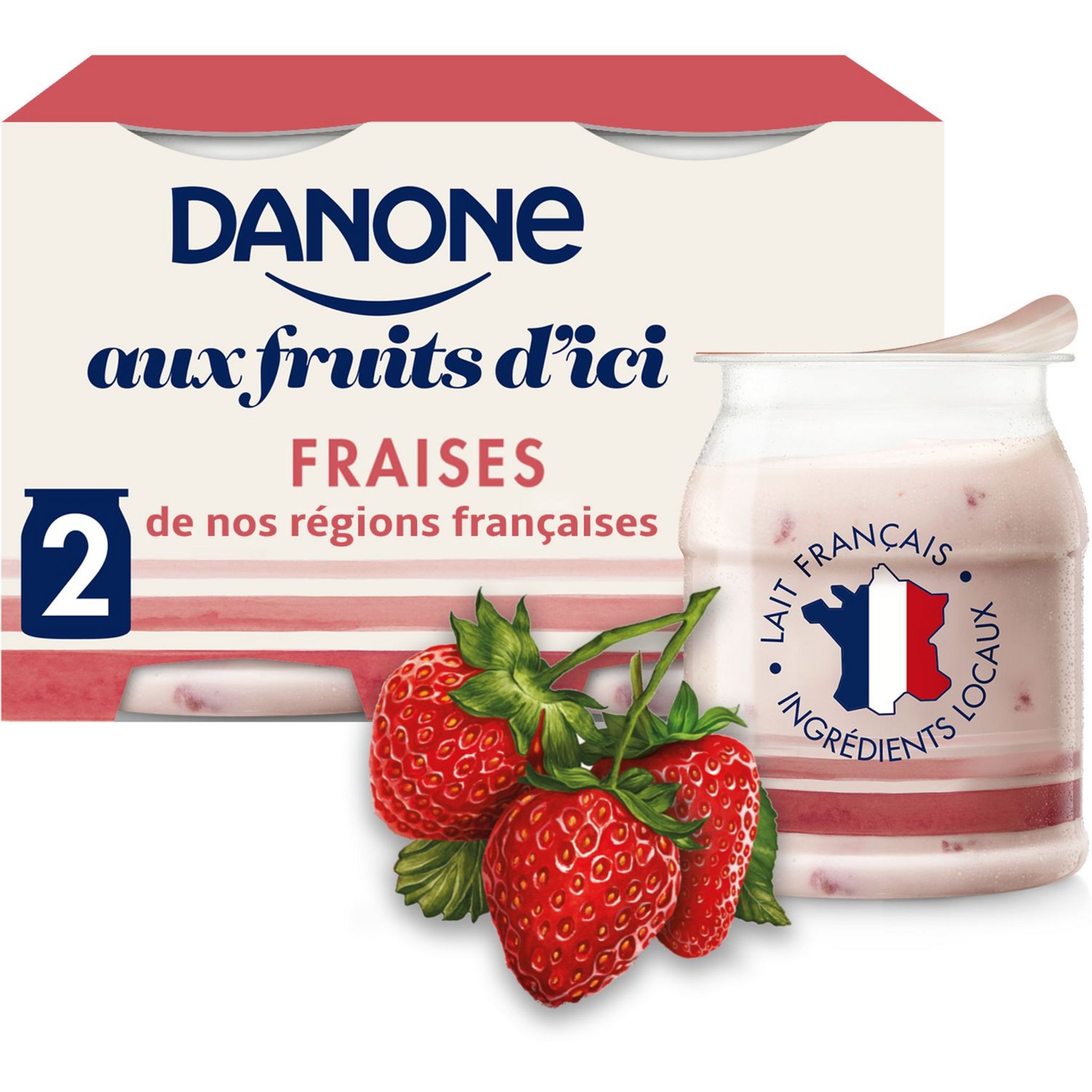 Yaourt aux Fruits Rouges Fruix Danone 120g