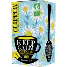 CLIPPER Infusion keep calm camomille honeybush cannelle bio 20 sachets 35g
