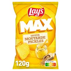 LAY'S Max Chips ondulées saveur moutarde Pickles 120g
