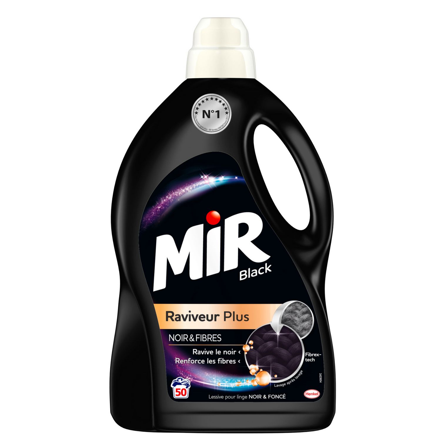 Promo Mir lessive liquide raviveur black chez Intermarché