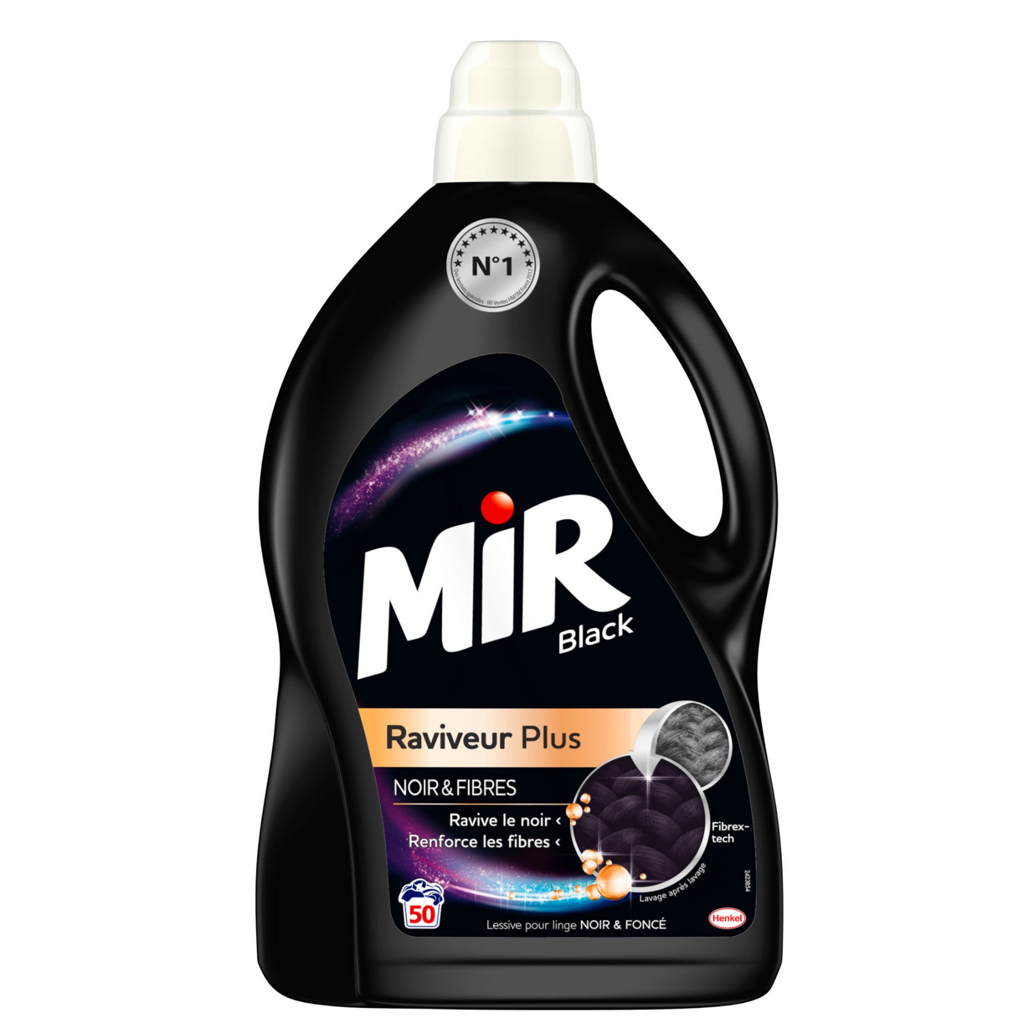 MIR Mir Lessive liquide spécifique laine parfum bambou 50 lavages 2x1,5l 50  lavages 2x1,5l pas cher 