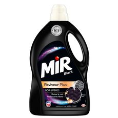 MIR Black lessive liquide raviveur linge noir 50 lavages 3l