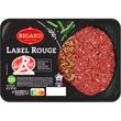 BIGARD Steaks hachés pur boeuf 12% mg label rouge 2x125g