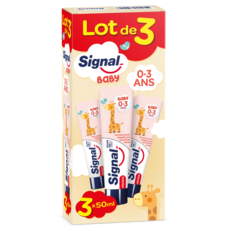 Signal Dentifrice Premieres Dents De Bebe 0 3 Ans 3x50ml Pas Cher A Prix Auchan