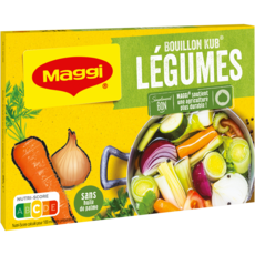 MAGGI Bouillon de légumes sans colorant sans conservateur 18 tablettes 180g