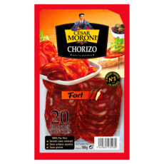 MORONI Chorizo fort 20 grandes tranches 100g