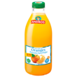 ANDROS Pur jus d'orange pressées sans pulpe ni sucre ajoutés 1l