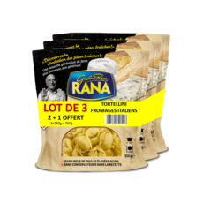RANA Tortellini fromages italiens 2+1offert 3x250g