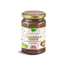 RIGONI DI ASIAGO Nocciolata crunchy pâte à tartiner au cacao et noisettes bio sans huile de palme 270g