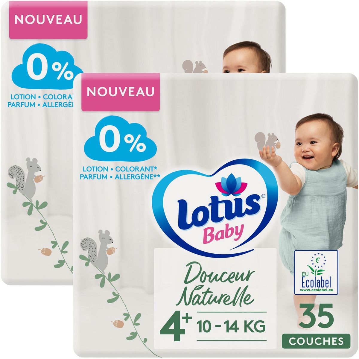 Test des couches lotus baby douceur naturelle