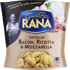 RANA Tortellini au bacon ricotta et mozzarella 2 parts 250g