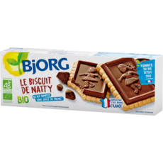 Bjorg Biscuits Bio De Natty Avec Tablette De Chocolat Noir Sans Huile De Palme 150g Pas Cher A Prix Auchan