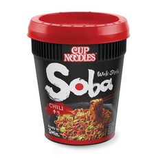 NISSIN Soba cup chili nouilles instantanées 92g