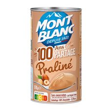 MONT BLANC Crème dessert saveur praliné 570g
