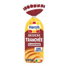 HARRYS Brioche tranchée classique sans additifs 485g