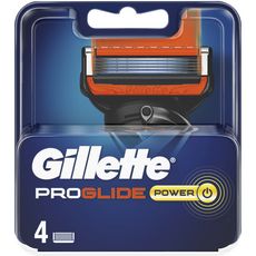 GILLETTE Gillette ProGlide Power Recharges De Lames De Rasoir Pour Homme 4 Unités, Avec 5 Lames Anti-Friction Pour Un Rasage De Près Et Durable 4 lames