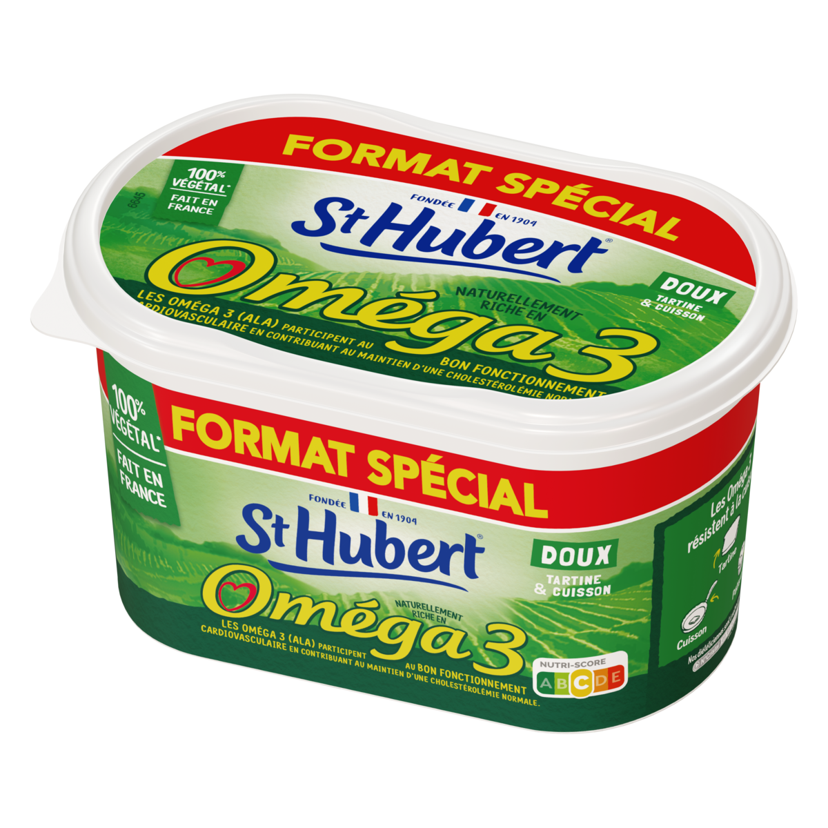 Margarine St Hubert Omega 3 Composition ST HUBERT Margarine oméga 3 doux 600g pas cher - Auchan.fr