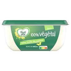 FRUIT D'OR Margarine 100% végétale doux 400g