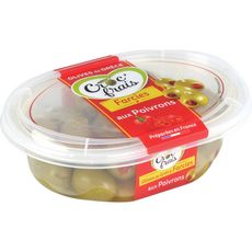 CROC'FRAIS Olives aux poivrons 200g