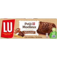 PETIT LU Moelleux gâteaux aux pépites de chocolat sans colorant, sachets individuels 5 gâteaux 140g