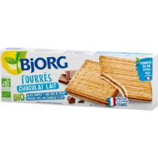 Bjorg Biscuits Bio Fourres Vanille Sachets Fraicheur 3x3 Biscuits 225g Pas Cher A Prix Auchan