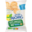 BJORG L'Apéro Bio Chips soufflées pois chiches lentilles réduit en sel 80g