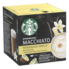 STARBUCKS Capsules de café macchiato vanille de Madagascar compatible Dolce Gusto 12 capsules 132g