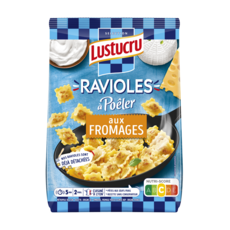 LUSTUCRU Ravioles à Poêler Fromages 2 portions 280g