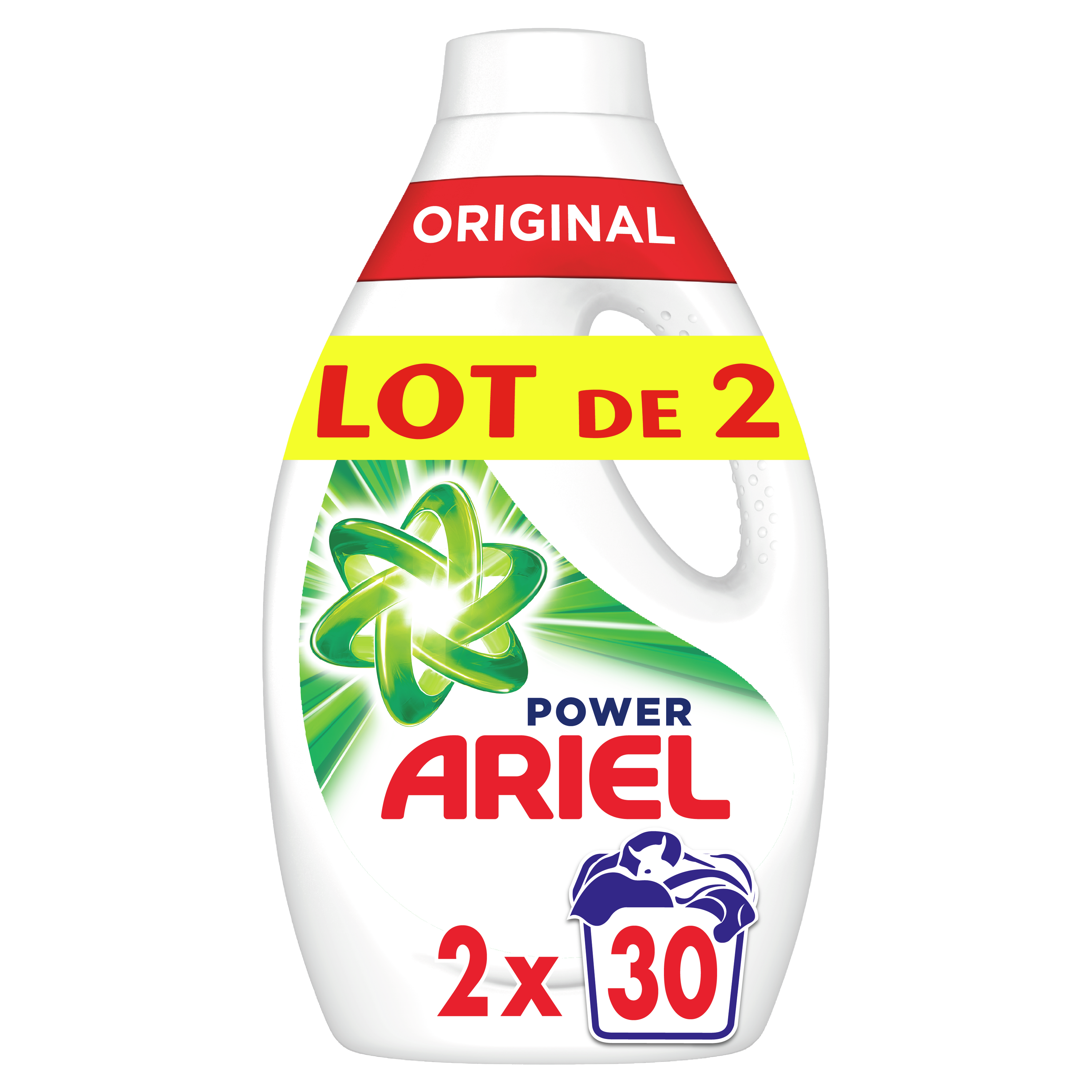 ARIEL Lessive liquide original 58 lavages 2.9l pas cher 