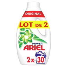 ARIEL Originale Lessive liquide 2x30 lavages 3,3l