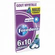 FREEDENT Chewing-gum sans sucres myrtille 6x10 pièces  84g