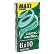 AIRWAVES Chloro Menthol Chewing-gum sans sucres 6x10 pièces  84g
