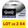 WILKINSON Hydro Comfort Lames de rasoir  2 paquets de 4