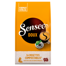 SENSEO Dosettes de Café doux 54 dosettes 375g