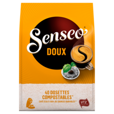 SENSEO Dosettes de café doux recyclables 40 dosettes 277g