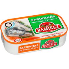 RAMIREZ Sardine à la sauce tomate piquante 125g