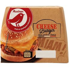 AUCHAN Cheese burger 195g