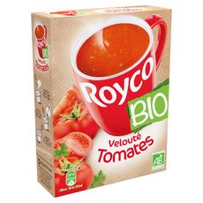 ROYCO Soupe bio instantanée velouté de tomates 3 sachets 50g
