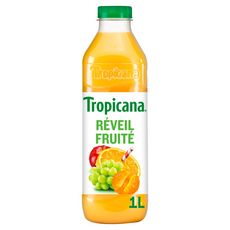 TROPICANA Jus pure premium 100% réveil fruité 4 fruits 1l