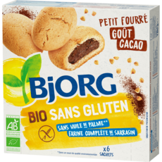 Bjorg Fetit Fourre Biscuits Fourres Cacao Sans Gluten Bio 6 Sachets 180g Pas Cher A Prix Auchan