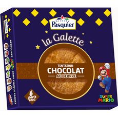 PASQUIER Galette super Mario tentation chocolat au beurre 6 personnes 400g