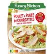 FLEURY MICHON Poulet purée de courgettes 1 portion 300g