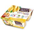 CHARLES & ALICE Spécialité pomme banane vanille sans sucres ajoutés 4x100g