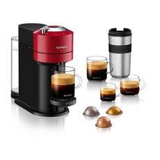 KRUPS Machine à café Nespresso YY4296FD - Noir et rouge