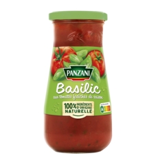 PANZANI Sauce aux tomates fraîches et basilic en bocal 400g