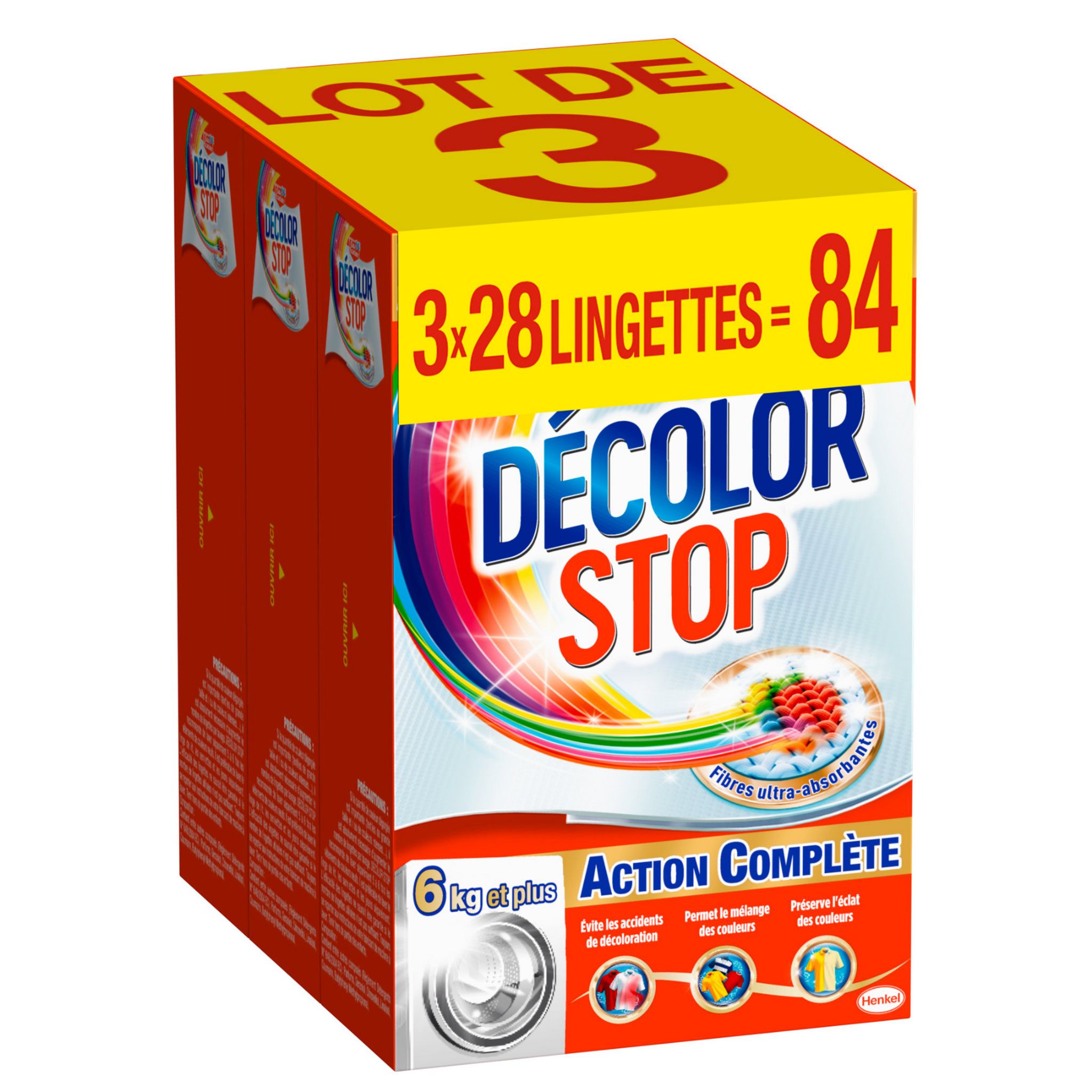 lingettes decolor stop 