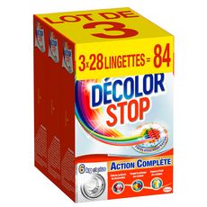 DECOLOR STOP Lingette anti-décoloration action complète 3x28 lingettes